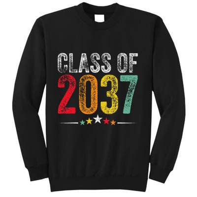 2037 Graduation Class Of 2037 Grow With Me Retro Sweatshirt