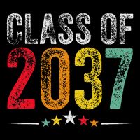 2037 Graduation Class Of 2037 Grow With Me Retro Sweatshirt