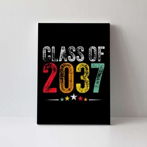 2037 Graduation Class Of 2037 Grow With Me Retro Canvas