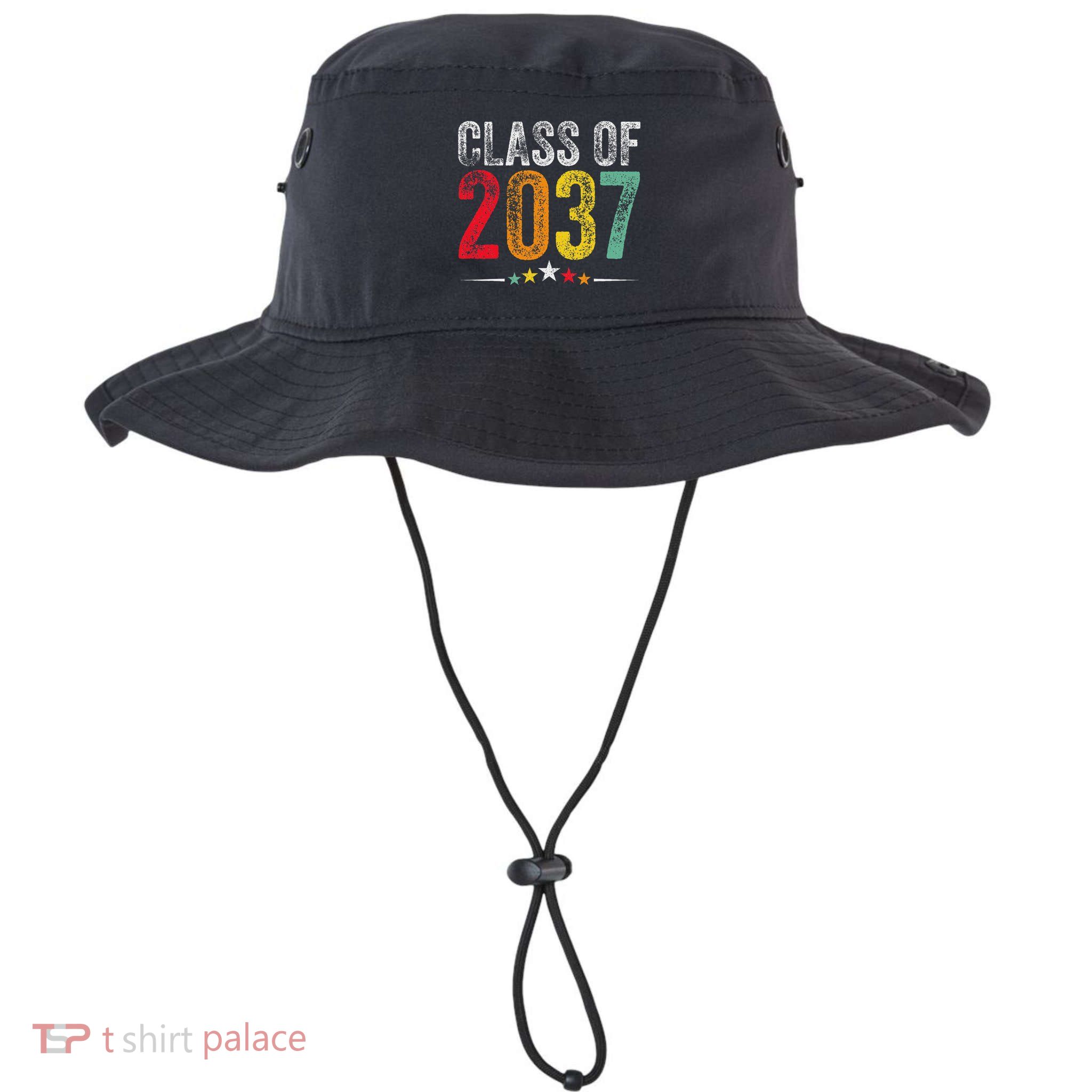 2037 Graduation Class Of 2037 Grow With Me Retro Bucket Hat