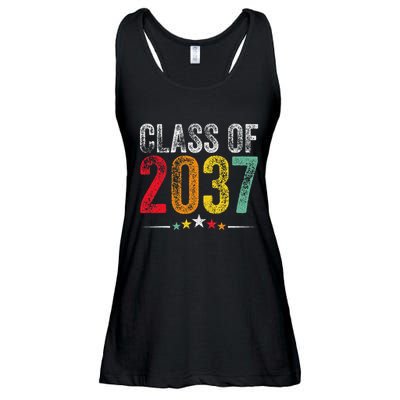 2037 Graduation Class Of 2037 Grow With Me Retro Ladies Essential Flowy Tank