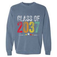 2037 Graduation Class Of 2037 Grow With Me Retro Garment-Dyed Sweatshirt