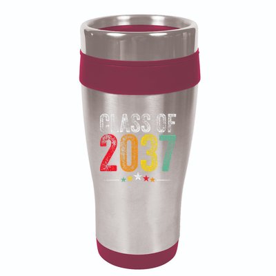 2037 Graduation Class Of 2037 Grow With Me Retro 16oz Travel Tumbler