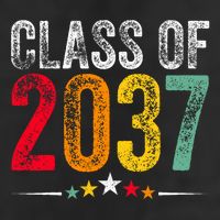 2037 Graduation Class Of 2037 Grow With Me Boy Girl Retro Adult Drive Performance Visor