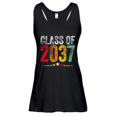 2037 Graduation Class Of 2037 Grow With Me Boy Girl Retro Ladies Essential Flowy Tank