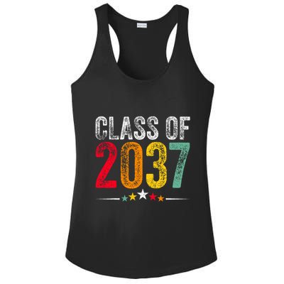 2037 Graduation Class Of 2037 Grow With Me Boy Girl Retro Ladies PosiCharge Competitor Racerback Tank