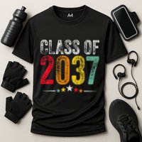 2037 Graduation Class Of 2037 Grow With Me Retro Performance Shirt