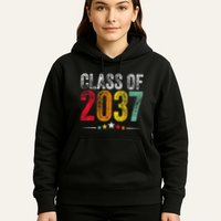 2037 Graduation Class Of 2037 Grow With Me Retro Hoodie