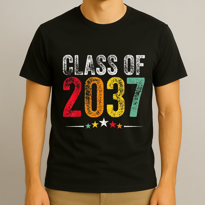 2037 Graduation Class Of 2037 Grow With Me Retro T-Shirt