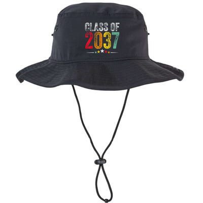 2037 Graduation Class Of 2037 Grow With Me Retro Bucket Hat