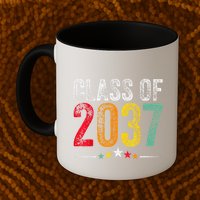 2037 Graduation Class Of 2037 Grow With Me Retro Mug