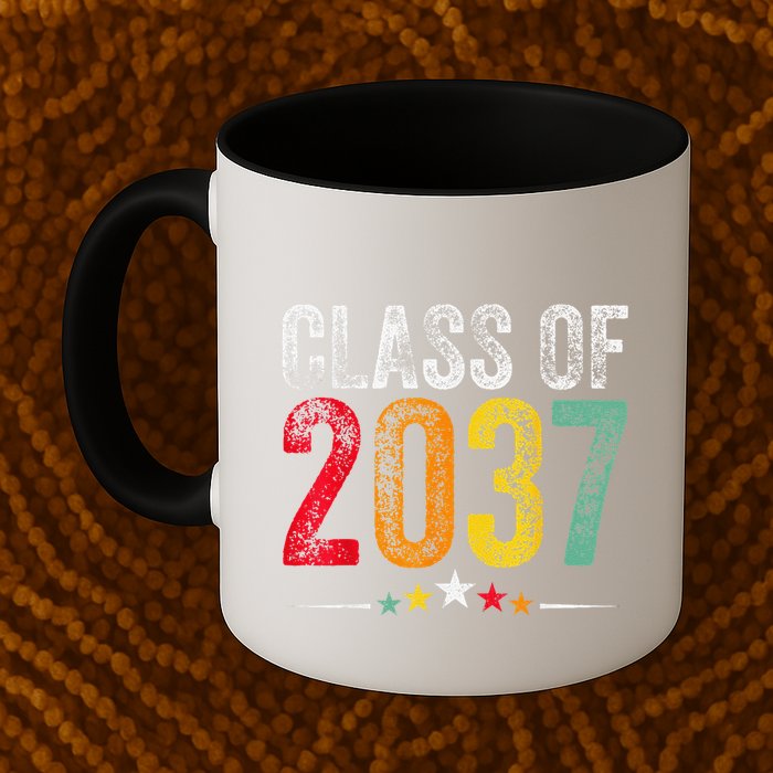 2037 Graduation Class Of 2037 Grow With Me Retro Mug