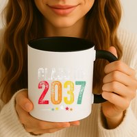2037 Graduation Class Of 2037 Grow With Me Retro Mug