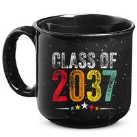 2037 Graduation Class Of 2037 Grow With Me Retro 15oz Campfire Ceramic Mug