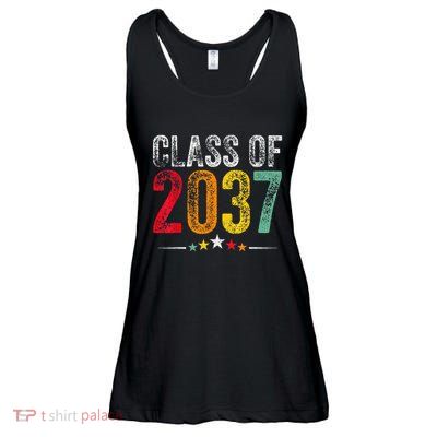 2037 Graduation Class Of 2037 Grow With Me Retro Ladies Essential Flowy Tank