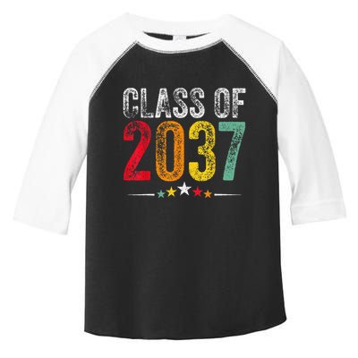 2037 Graduation Class Of 2037 Grow With Me Retro Toddler Fine Jersey T-Shirt