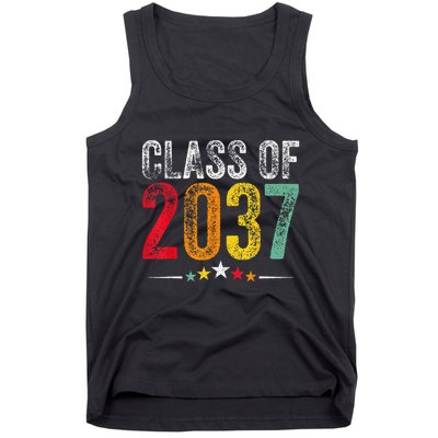 2037 Graduation Class Of 2037 Grow With Me Retro Tank Top