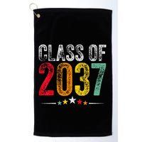 2037 Graduation Class Of 2037 Grow With Me Retro Golf Towel