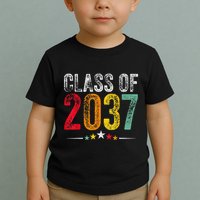2037 Graduation Class Of 2037 Grow With Me Retro Toddler T-Shirt