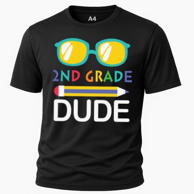 2nd Grade Dude Glasses Back School First Day Of School Performance Shirt