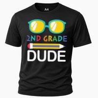 2nd Grade Dude Glasses Back School First Day Of School Cooling Performance Crew T-Shirt