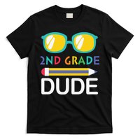 2nd Grade Dude Glasses Back School First Day Of School T-Shirt