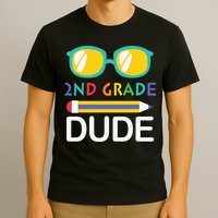 2nd Grade Dude Glasses Back School First Day Of School T-Shirt