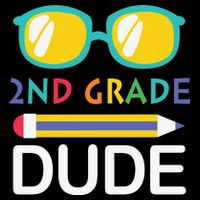 2nd Grade Dude Glasses Back School First Day Of School T-Shirt