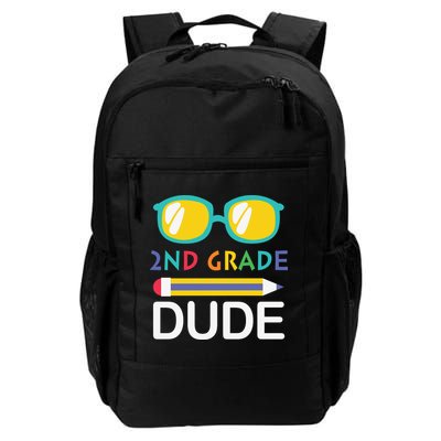 2nd Grade Dude Glasses Back School First Day Of School Backpack