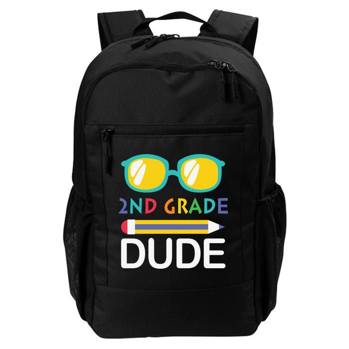 2nd Grade Dude Glasses Back School First Day Of School Backpack