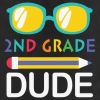 2nd Grade Dude Glasses Back School First Day Of School Microfiber Hand Towel
