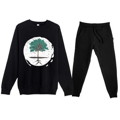 2funny Giftided Earth Day Is Every Day Global Warming Conservation Gift Premium Crewneck Sweatsuit Set