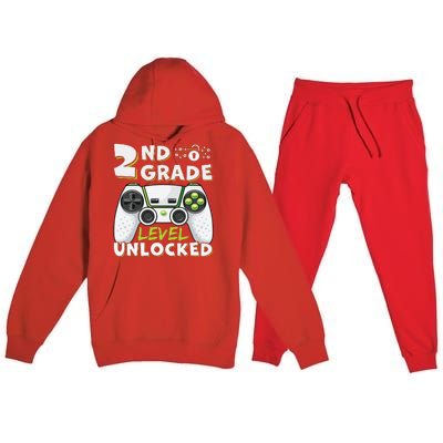 2nd Grade Funny Second Grade First Day Of School Premium Hooded Sweatsuit Set