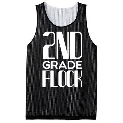 2nd Grade Flock Mesh Reversible Basketball Jersey Tank