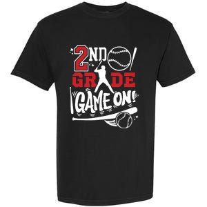 2nd Grade Game On First Day Of School Baseball Second Grade Garment-Dyed Heavyweight T-Shirt