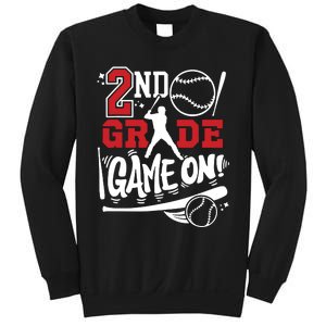 2nd Grade Game On First Day Of School Baseball Second Grade Sweatshirt