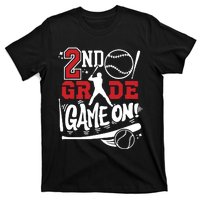 2nd Grade Game On First Day Of School Baseball Second Grade T-Shirt