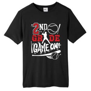 2nd Grade Game On First Day Of School Baseball Second Grade Tall Fusion ChromaSoft Performance T-Shirt