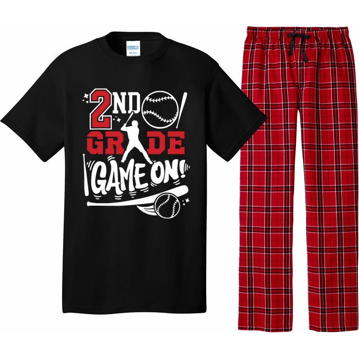 2nd Grade Game On First Day Of School Baseball Second Grade Pajama Set