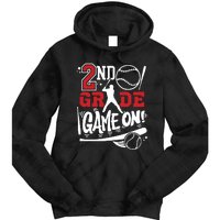 2nd Grade Game On First Day Of School Baseball Second Grade Tie Dye Hoodie