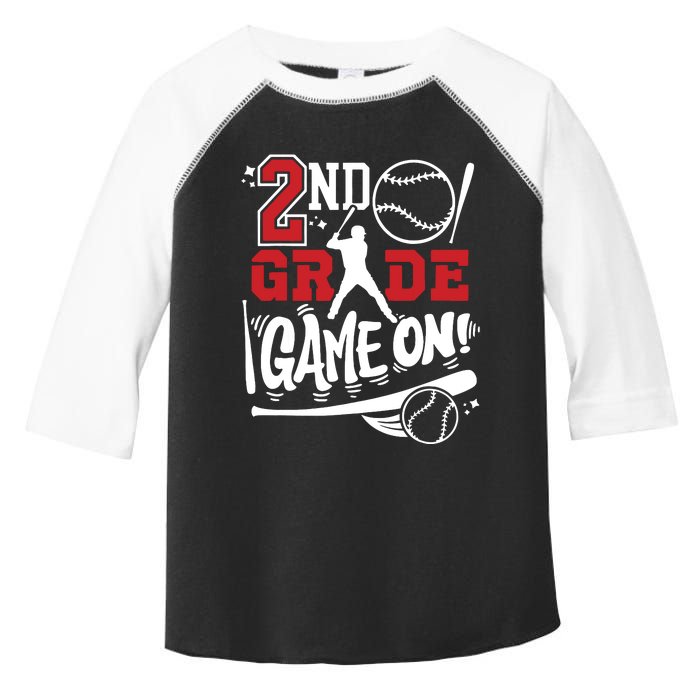 2nd Grade Game On First Day Of School Baseball Second Grade Toddler Fine Jersey T-Shirt