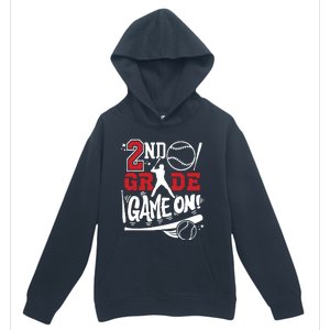 2nd Grade Game On First Day Of School Baseball Second Grade Urban Pullover Hoodie