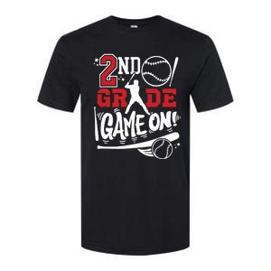 2nd Grade Game On First Day Of School Baseball Second Grade Softstyle CVC T-Shirt