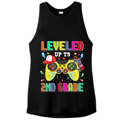 2Nd Grade Gamer First Day Second Grade Back To School Ladies PosiCharge Tri-Blend Wicking Tank