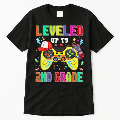 2Nd Grade Gamer First Day Second Grade Back To School Tall T-Shirt
