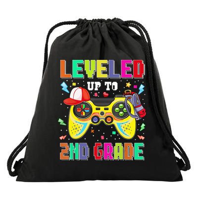 2Nd Grade Gamer First Day Second Grade Back To School Drawstring Bag