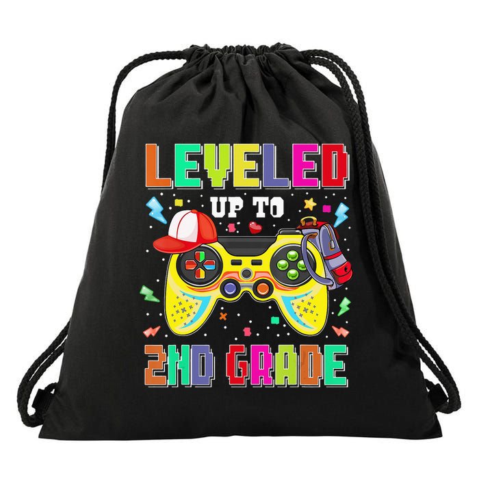 2Nd Grade Gamer First Day Second Grade Back To School Drawstring Bag