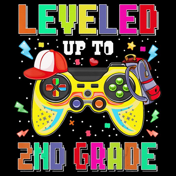 2Nd Grade Gamer First Day Second Grade Back To School Drawstring Bag