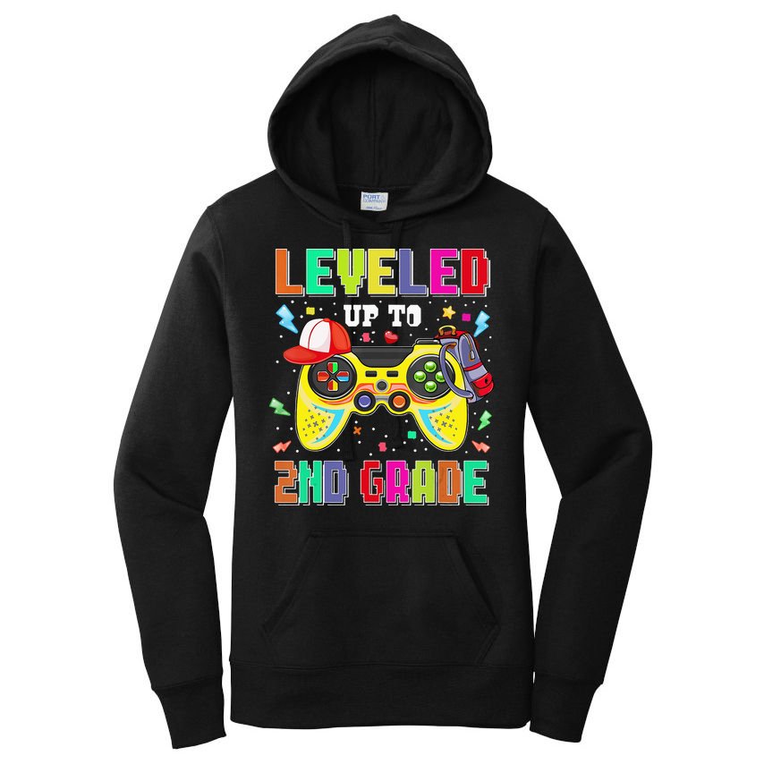 2Nd Grade Gamer First Day Second Grade Back To School Women's Pullover Hoodie