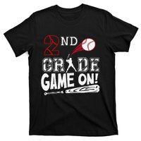 2nd Grade Game On First Day Of School Baseball Second Grade Gift T-Shirt